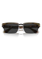 Persol Adrien 56mm Transition Rectangular Sunglasses