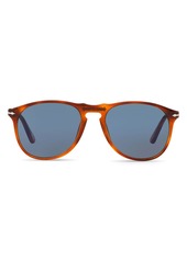 Persol Men's Icons Collection Evolution Pilot Square Sunglasses, 55mm