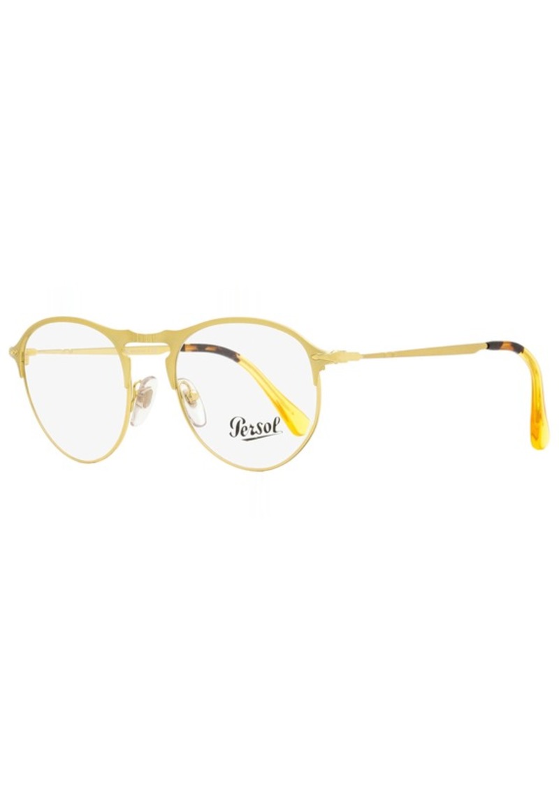 Persol Men's Aviator Eyeglasses PO7092V 1069 Painted Gold/Gold 50mm