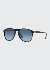 Persol Men's Gradient Aviator Acetate Sunglasses