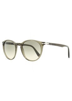 Persol Men's Pantos Sunglasses PO3152S 906132 Transparent Gray 52mm