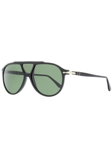 Persol Men's Pilot Sunglasses PO3217S 95/31 Black 59mm