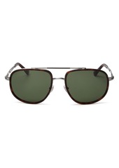 Persol Men's Polarized Aviator Sunglasses, 57mm 