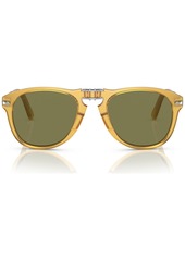 Persol Men's Polarized Sunglasses, 714SM - Steve McQueen - Opal Yellow