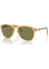 Persol Men's Polarized Sunglasses, 714SM - Steve McQueen - Opal Yellow