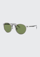 Persol Men's Round Acetate Sunglasses