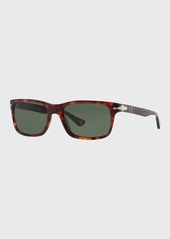Persol Men's Square Acetate Sunglasses