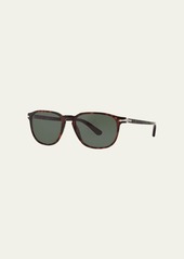 Persol Men's Square Patterned Acetate Sunglasses