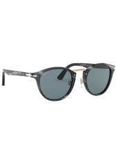 Persol Men's Sunglasses PO3108S - HORN BLACK/BLUE