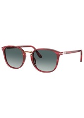 Persol Men's Sunglasses, PO3186S - HORN RED/GREY GRADIENT GREY