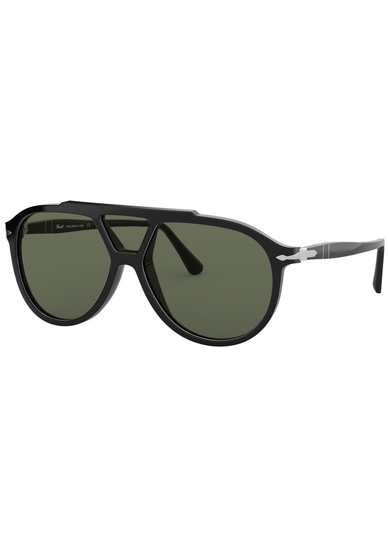 Persol Men's Sunglasses, PO3217S - BLACK / GREEN
