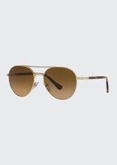 Persol Metal Aviator Sunglasses