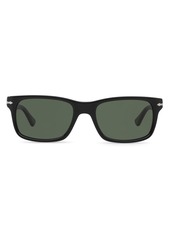 Persol Men's Officina Rectangle Sunglasses, 58mm