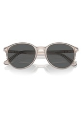 Persol Phantos 56mm Round Sunglasses