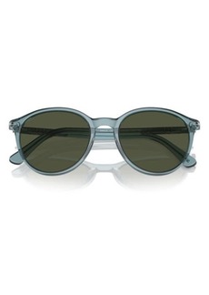 Persol Phantos 56mm Round Sunglasses