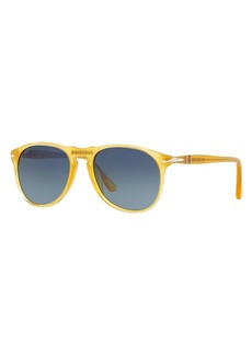 Persol Polarized Miele Pilot Sunglasses, 55mm