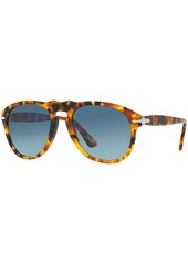 Persol Men's Polarized Sunglasses, PO0649 Gradient - BROWN BRONZE/BLUE GRADIENT POLAR