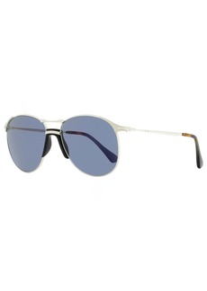 Persol Unisex Aviator Sunglasses PO2649S 51856 Silver/Black 55mm