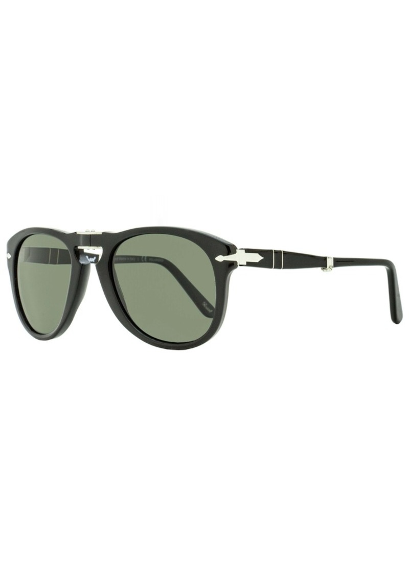 Persol Unisex Classic Folding Sunglasses PO0714 95/58 Black 52mm