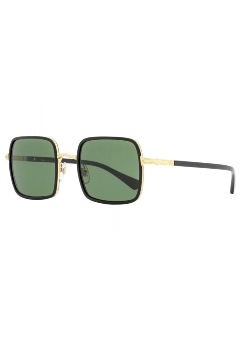 Persol Unisex Square Sunglasses PO2475S 51531 Black/Gold 50mm
