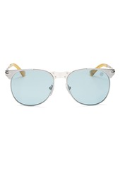 Persol x Stone Island Men's Polarized Square Sunglasses, 55mm - Boxed Set