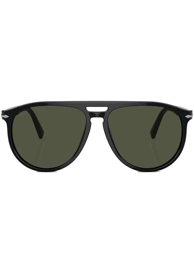 Persol round-frame straight-arm sunglasses