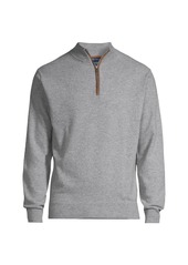 Peter Millar Cashmere Flex Quarter-Zip Sweater