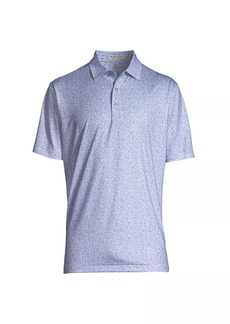 Peter Millar Crown Sport Dazed And Transfused Performance Jersey Polo Shirt