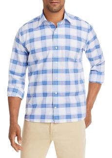 Peter Millar Duke Mens Plaid Twill Button-Down Shirt