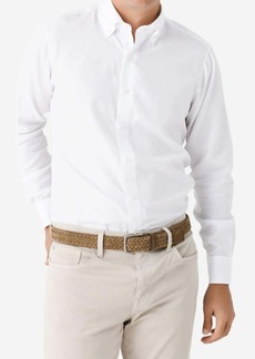 Peter Millar Journeyman Sport Shirt In White