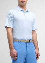 Peter Millar Men's Corkscrew Performance Jersey Polo Shirt