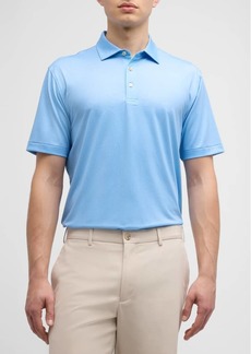 Peter Millar Men's I'll Have It Neat Performance Jersey Polo Shirt