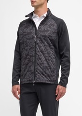 Peter Millar Men's Merge Elite Hybrid Full-Zip Jacket
