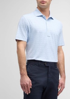 Peter Millar Men's Rhythm Performance Jersey Polo Shirt