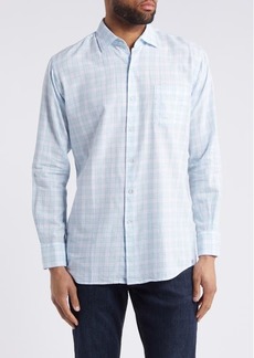 Peter Millar Block Island Check Button-Up Shirt