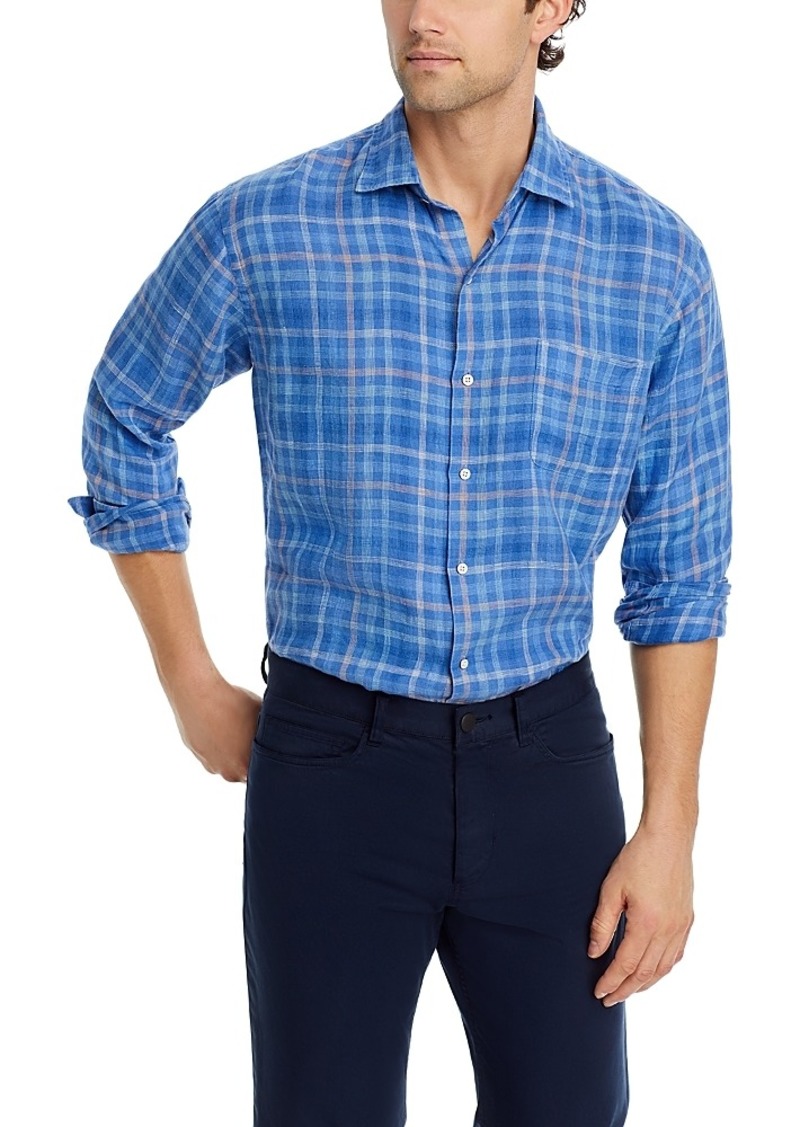 Peter Millar Crown Ashore Linen Sport Shirt