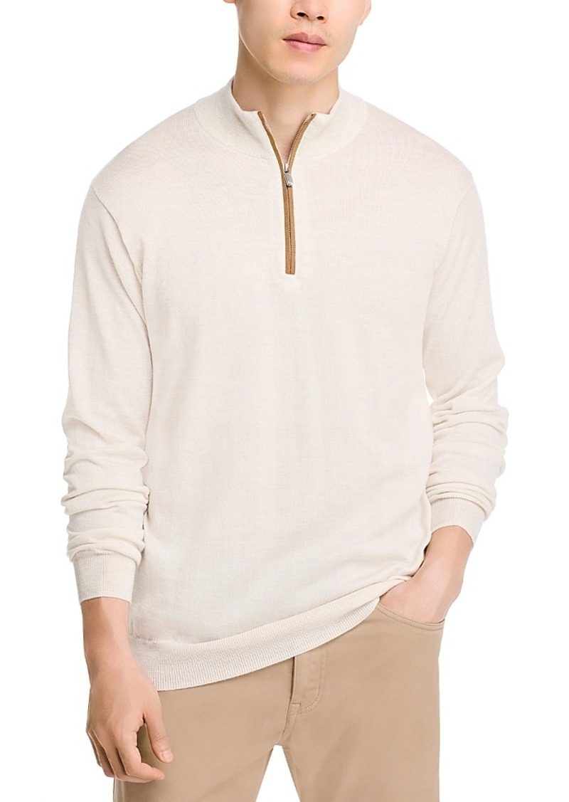 Peter Millar Crown Autumn Crest Quarter Zip Sweater