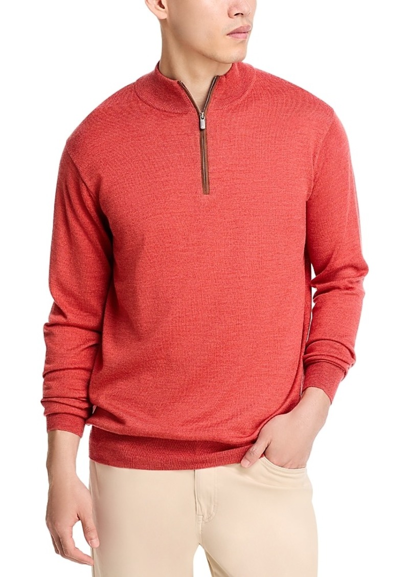 Peter Millar Crown Autumn Crest Quarter Zip Sweater