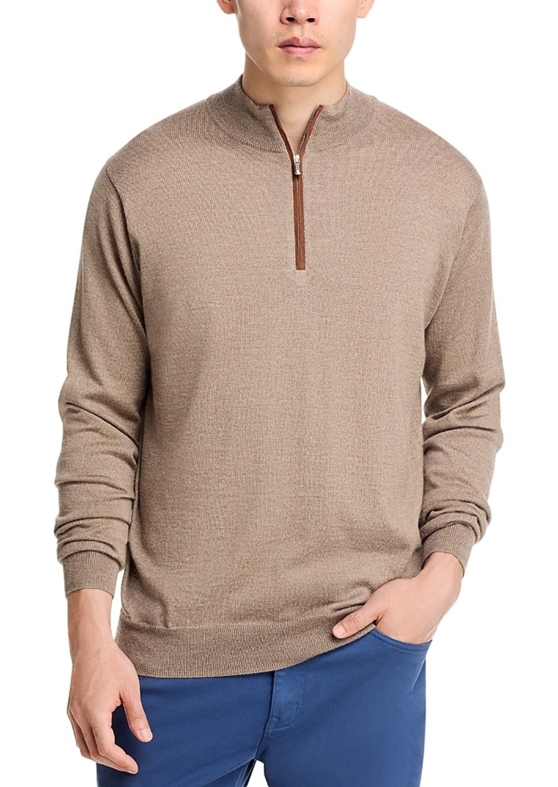 Peter Millar Crown Autumn Crest Quarter Zip Sweater