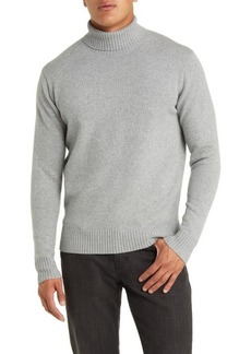Peter Millar Crown Crafted Alpine Merino Wool & Cashmere Turtleneck Sweater