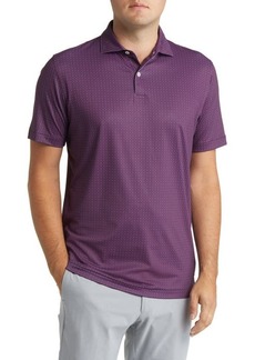 Peter Millar Crown Crafted Lloyd Dot Geo Jersey Performance Polo
