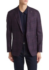 Peter Millar Crown Crafted Luton Plaid Wool & Silk Blend Sport Coat