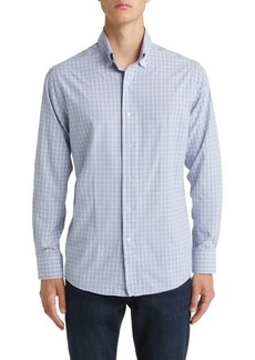 Peter Millar Crown Crafted Plaid Performance Button-Down Shirt