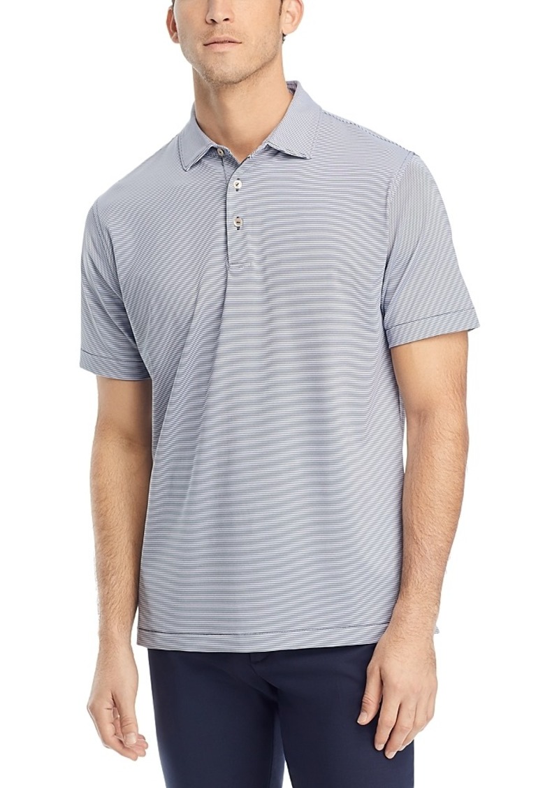 Peter Millar Crown Sport Jubilee Classic Fit Short Sleeve Performance Jersey Polo Shirt