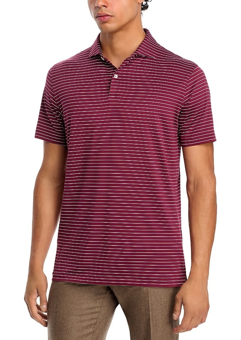 Peter Millar Duet Performance Jersey Stripe Polo Shirt