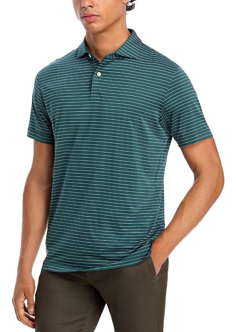 Peter Millar Duet Performance Jersey Stripe Polo Shirt