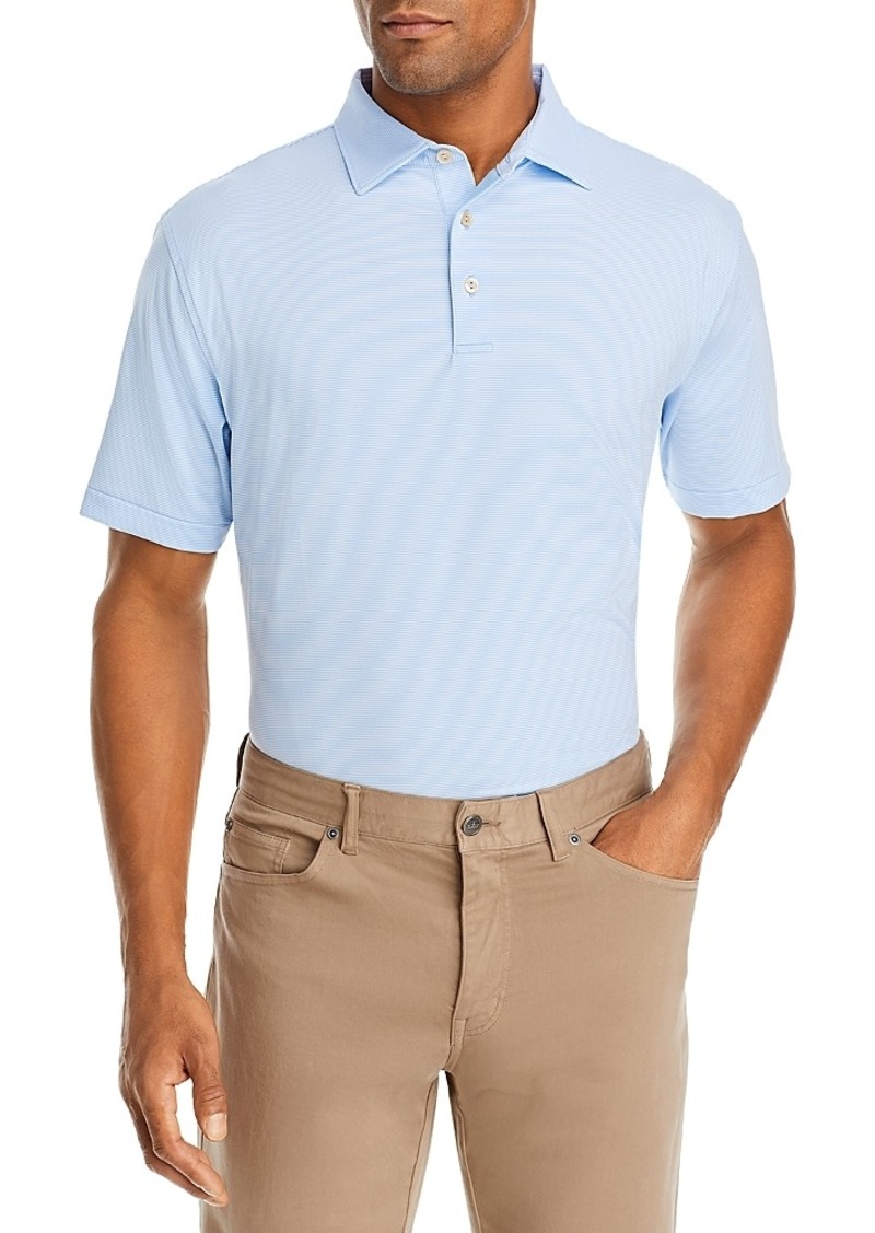 Peter Millar Crown Sport Jubilee Classic Fit Short Sleeve Performance Jersey Polo Shirt