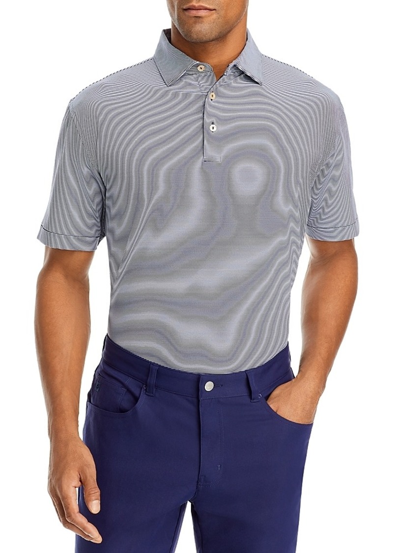 Peter Millar Crown Sport Jubilee Classic Fit Short Sleeve Performance Jersey Polo Shirt