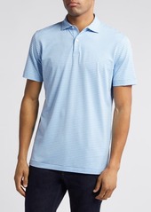 Peter Millar Sawyer Stripe Performance Golf Polo