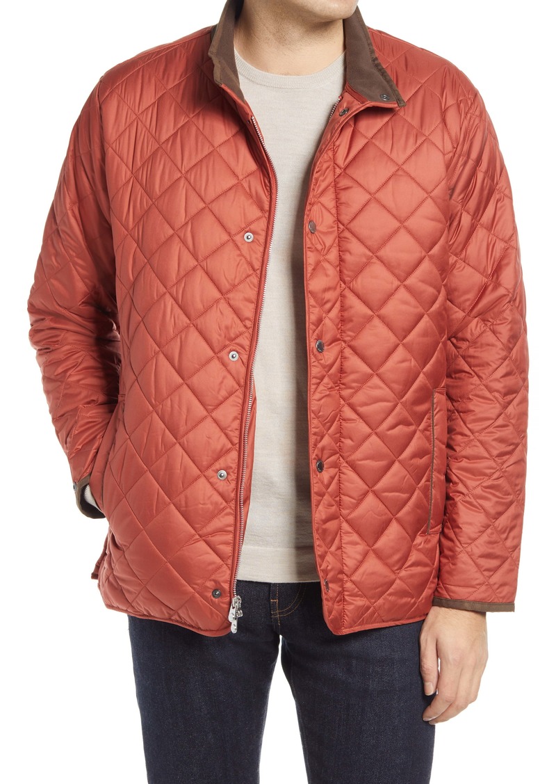 Suffolk Quilted Water-Resistant Car Coat - 50% Off!